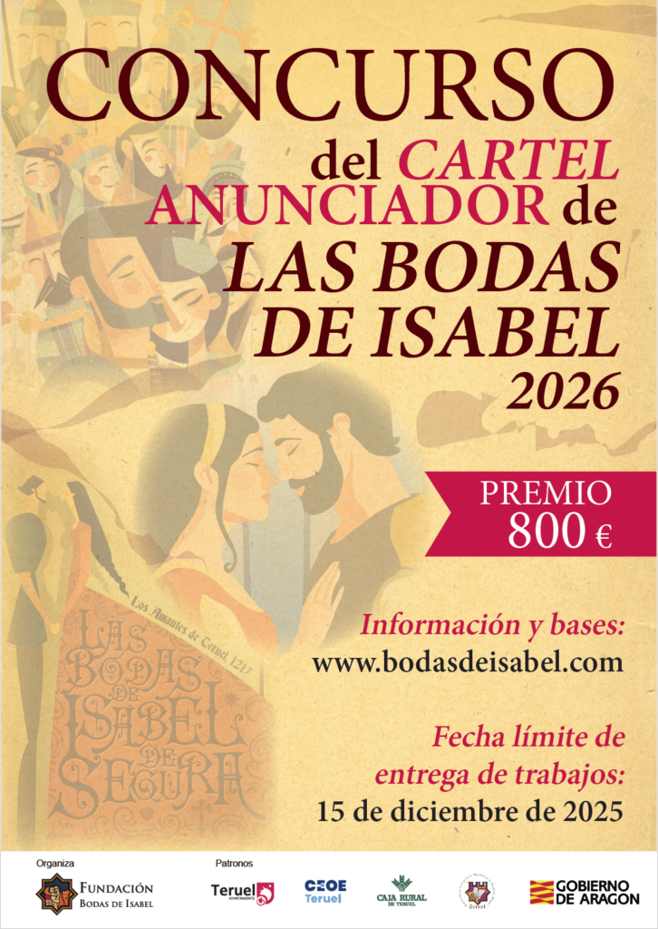 Concurso Cartel Anunciador Las Bodas de Isabel 2026 - Fundación Bodas de Isabel Teruel